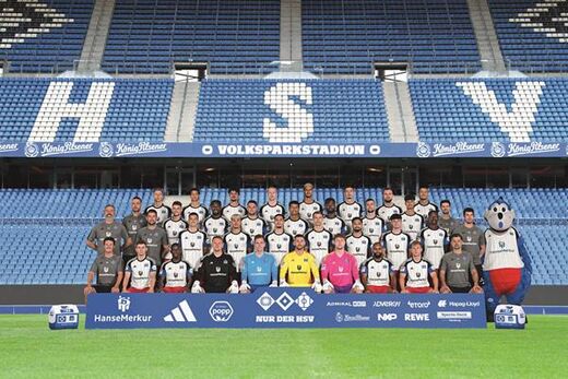 HSV-Mannschaftsfoto Saison 2023/2024