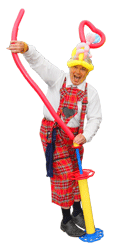Luftballonknstler Clown Ballontiere 