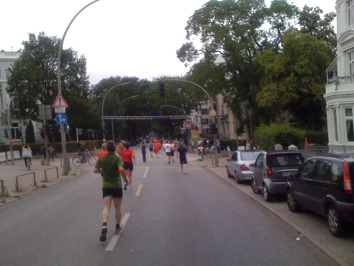 Halbmarathon Kilometer 17 Sierichstraße