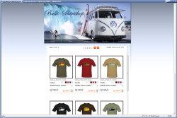 Website des Bulli-Shirtshops