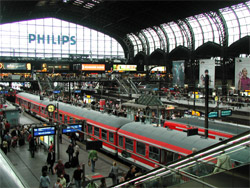 In der Halle des Hauptbahnhof Hamburg