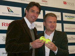 Michael Stich und Claus Retschitzegger