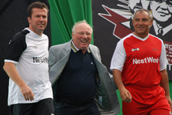 Lothar Matthäus, Uwe Seeler und Felix Magath