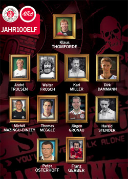 Die FC St. Pauli Jahrhundertelf