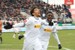 Da jubelte er noch: de Camargo nach dem 0:1 Fhrungstreffer gegen St. Pauli