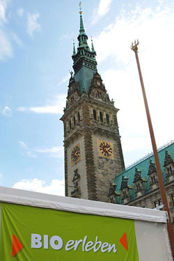 BioErleben 2011 auf dem Rathausmarkt in Hamburg., (c) by Christine Stoll