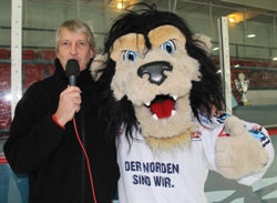 Stanley, das Maskottchen der Hamburg Freezers