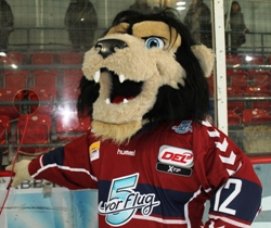 Stanley, das Maskottchen der Hamburg Freezers