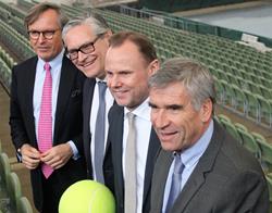 von links: Dr. Carsten Lütten, Alexander Otto, Andy Grote, Ulrich Klaus