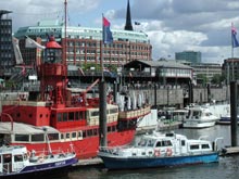 Im Hafen Hamburg Höhe Vorsetzen