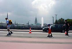 Inline Skating um die Alster bei der Alsterrunde 2008