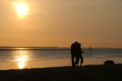 An der Elbe bei Glckstadt