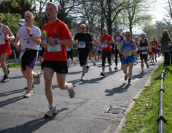 Beim Marathon Hamburg 2008